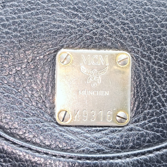 MCM Black Leather Backpack - Project Bag - Picture 9 of 14